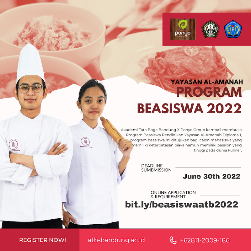Program Beasiswa Akademi Tata Boga Bandung 2022